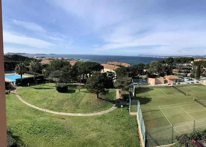 Marines D'aryana - Front De Avec Tennis Et Piscine Mae-9174